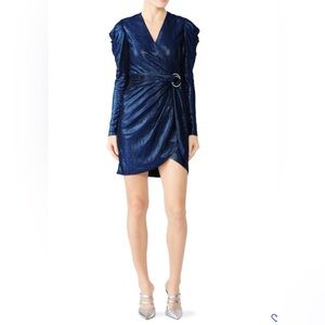 Jonathan Simkhai Metallic Wrap Dress